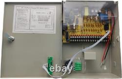 Digiteck 18 Channel 12V 10Amp DC Metal Boxed Cabinet Regulated UPS Switching