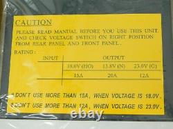 Digitrax PS2012 20 Amp Regulated Power Supply for N, HO & G Scale