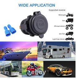 Dual USB SuperFast Car Charger 6.8 AMPS 36Watt Q. C. 3.0 Power Supply Complete kit