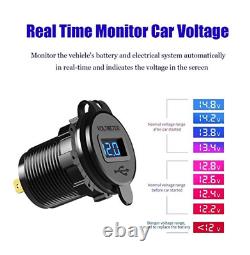 Dual USB SuperFast Car Charger 6.8 AMPS 36Watt Q. C. 3.0 Power Supply Complete kit