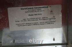 Duracomm Power Supply 13.8vdc 75amp Model Rm-7512