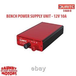 Durite 0-649-10 Bench Power Supply Bench Testing Stable Voltage 12 volt 10 amp