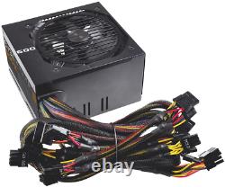 EVGA 600 B1 80+ BRONZE 600W Computer PC Power Supply PSU High AMP Rail Design