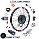 E Bike Conversion Kit Rear Wheel 30 Amp Controller 48v 52v 7 Speed Freewheel Mtx