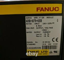 FANUC POWER SUPPLY MODULE + SPINDLE AMP MODULE + 3 AXIS SERVO AMP (see desc.)