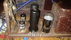 Fisher 80AZ tube amp's, pair, working, upgraded power supply, coupling caps replaced