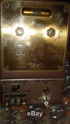 Fisher 80AZ tube amp's, pair, working, upgraded power supply, coupling caps replaced