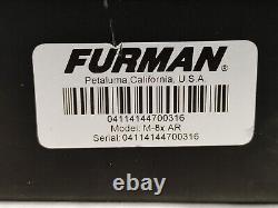 Furman M-8X AR Regulated Power Supply Conditioner Pro Audio 15 Amp Voltage Rack