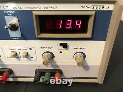 GW GPD3030D 0-30v 0-10Amp DUAL Power Supply working condition