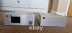 Gold Note Phono Stage pre-amplifier PH-10 and PSU-10 power supply in silver