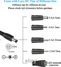 Gonine 24V 1.5A Power Supply Adapter, 100240V AC to DC 24 Volt 1.5 Amp Converter