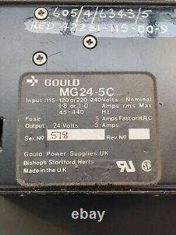 Gould Shawmut MG24-5C MG Version C 24V 5Amp Power Supply