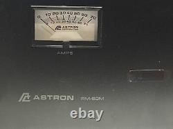 Govt Excess! Astron RM-60M 60 Amp 19 Rack Mount Power Supply. Untested
