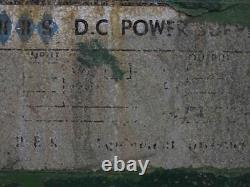 HBS L 10006 RC DC Electroplating Power Supply PRI 220V 20A SEC500A 6VDC As-Is