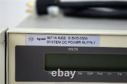 HP Agilent 6671A #J08 DC Power Supply 0-3V / 0-300Amps