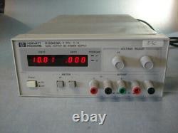 HP / Agilent E3620A Dual DC Power Supply, 0 to 25 Volts 1 Amp each LED displays