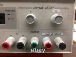 HP / Agilent E3620A Dual DC Power Supply, 0 to 25 Volts 1 Amp each LED displays
