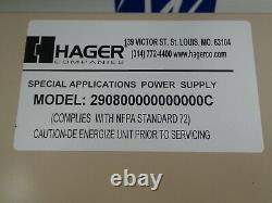 Hager 2908 Power Supply 1 Amp Selectable 12/24 New