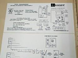 Hager 2908 Power Supply 1 Amp Selectable 12/24 New