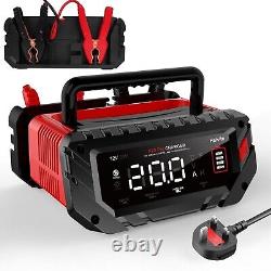 Haisito 12V 20 Amp Battery Charger and Maintainer with Built-in Power Supply