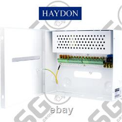 Haydon HAY-PSUMULTI-10A 10 Amp 12VDC PSU with upto 16 outputs CCTV Power Supply