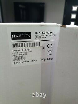 Haydon Power Supply 9way 5 Amp Metal Boxed Psu Joblots X 3