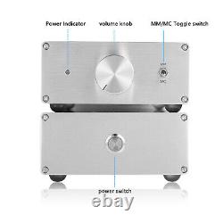 HiFi Class A MM/MC Phono Preamp+Linear Power Supply Phono Amp for Record Players