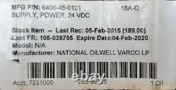 IDEC PS5R-A24 7.5 Watt 24 VDC. 3Amp Power Supply 6400-45-0101