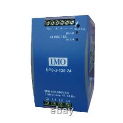 IMO Power Supply PSU 340-575AC input 12VDC Output 120 Watt 10 Amp Din Rail Mtg