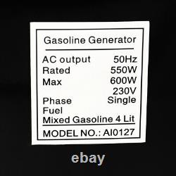Inverter Generator Petrol Quiet Portable 4 Stroke Outdoor Camping Power Supply