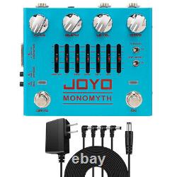 JOYO Bass Preamp Guitar Pedal Overdrive Amp Simulator Effect Pedal Power Supply