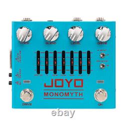 JOYO Bass Preamp Guitar Pedal Overdrive Amp Simulator Effect Pedal Power Supply