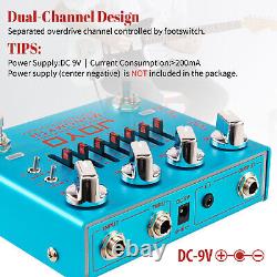 JOYO Bass Preamp Guitar Pedal Overdrive Amp Simulator Effect Pedal Power Supply
