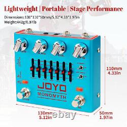 JOYO Bass Preamp Guitar Pedal Overdrive Amp Simulator Effect Pedal Power Supply