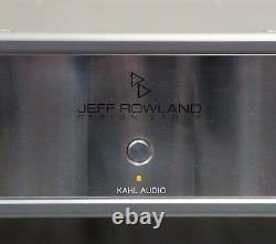 Jeff Rowland Model 10 amp. Upgraded linear power supply. $13,000 MSRP
