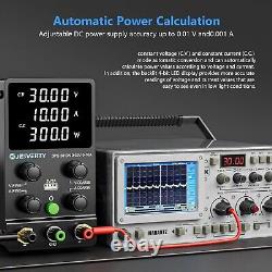 Jesverty DC Power Supply Variable, 0-120V 0-3A Adjustable Switching DC Regulated