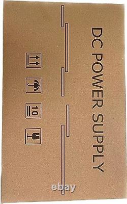 Jesverty DC Power Supply Variable, 0-120V 0-3A Adjustable Switching DC Regulated