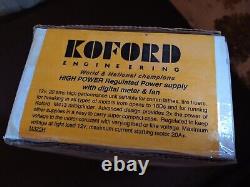 KOFORD HIGH QUALITY 20 amp 12V POWER SUPPLY 1/24 SLOT CAR in BOX HIGH POWER