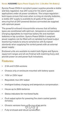 Kentec K25250M2 2.5amp power supply (Brand New)