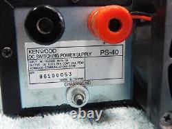 Kenwood Switching Power Supply Ps-40 DC 13.8volt 12v 23amp For Ham Radio Hf Cb
