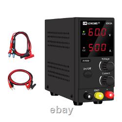 LOGNWEI DC Power Supply Variable 60V 5A Bench 4-Digital LED