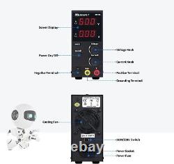 LONGWEI DC Power Supply Variable 60V 5A Bench Power Supply 4-Digital LED Power 2