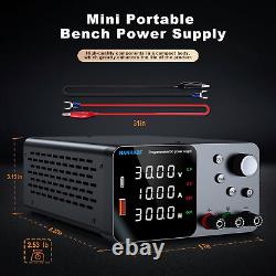 Lab Bench DC Power Supply with Encoder Knob & USB-A/Type-C 30V 10A TPS3010B