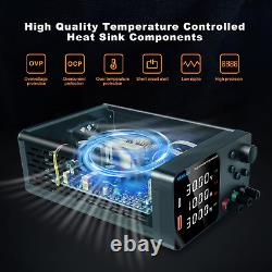 Lab Bench DC Power Supply with Encoder Knob & USB-A/Type-C 30V 10A TPS3010B