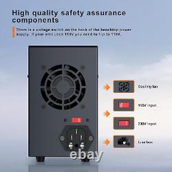 Lab Power Supply Adjustable 120V 3A, Variable DC Power Supply with U