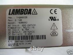 Lambda Power Supply P/n Th200036 Output 28-42vdc 40amps New