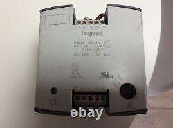 Legrand 230/400v input output 24v 5amp dc power supply 47023