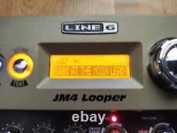 Line 6 JM4 Looper & Power Supply & Manual Jam Tracks, Amp Modelling & Effects