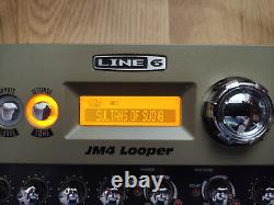 Line 6 JM4 Looper & Power Supply & Manual Jam Tracks, Amp Modelling & Effects