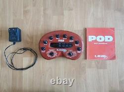 Line 6 POD 2.0 Multi-Effects and Amp Modeler with Power Supply Unit & Manual